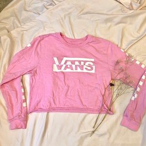 Pink Vans Long Sleeved Tee